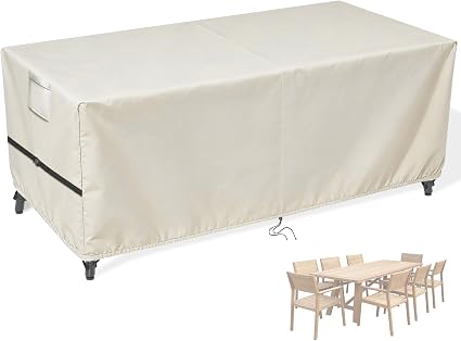Rectangle Drawstring Covers Amazon.com : Patio Furniture Covers 74Inch, Rectangular Patio Table ...