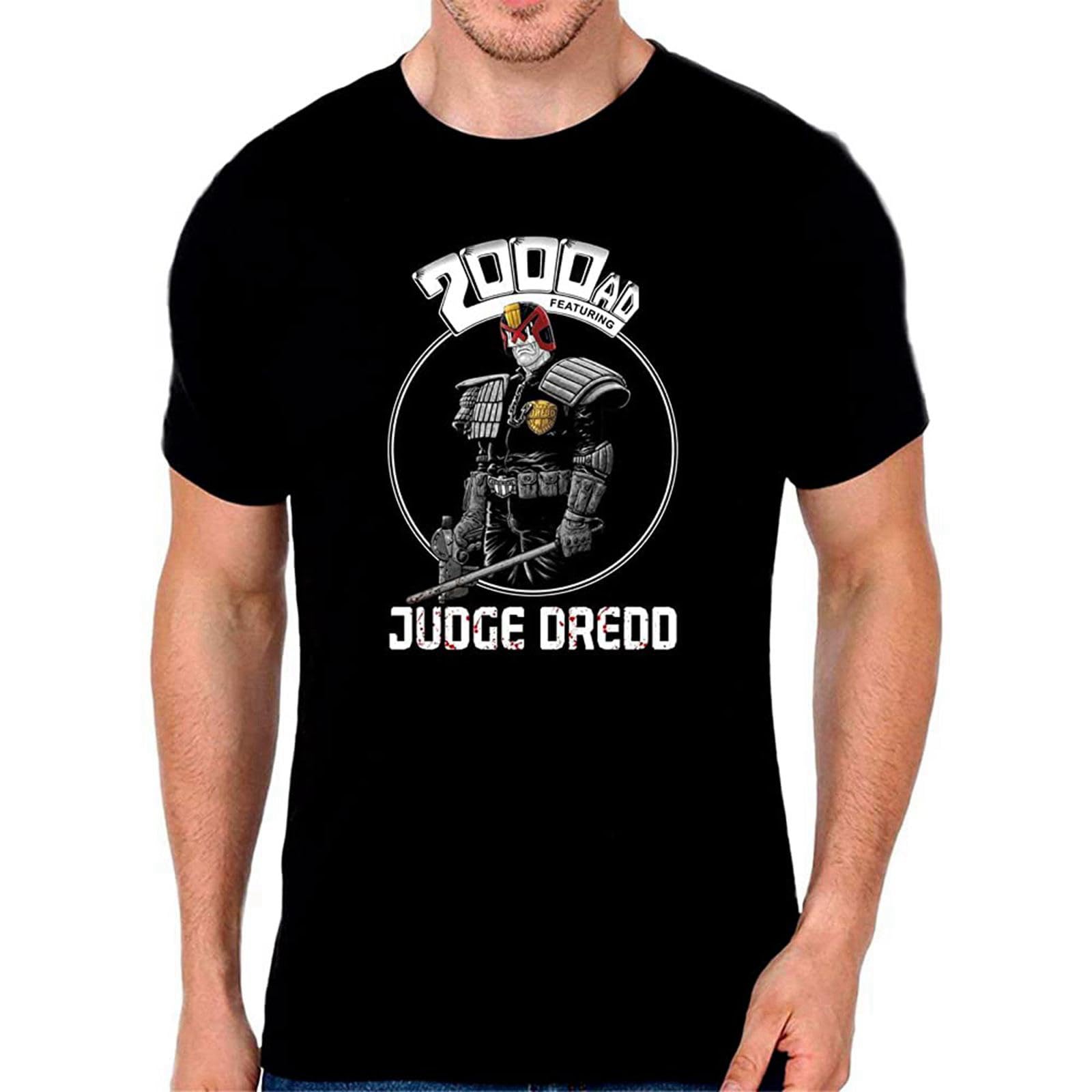 Judge Dredd 2000 AD T Shirt112 Black XXL