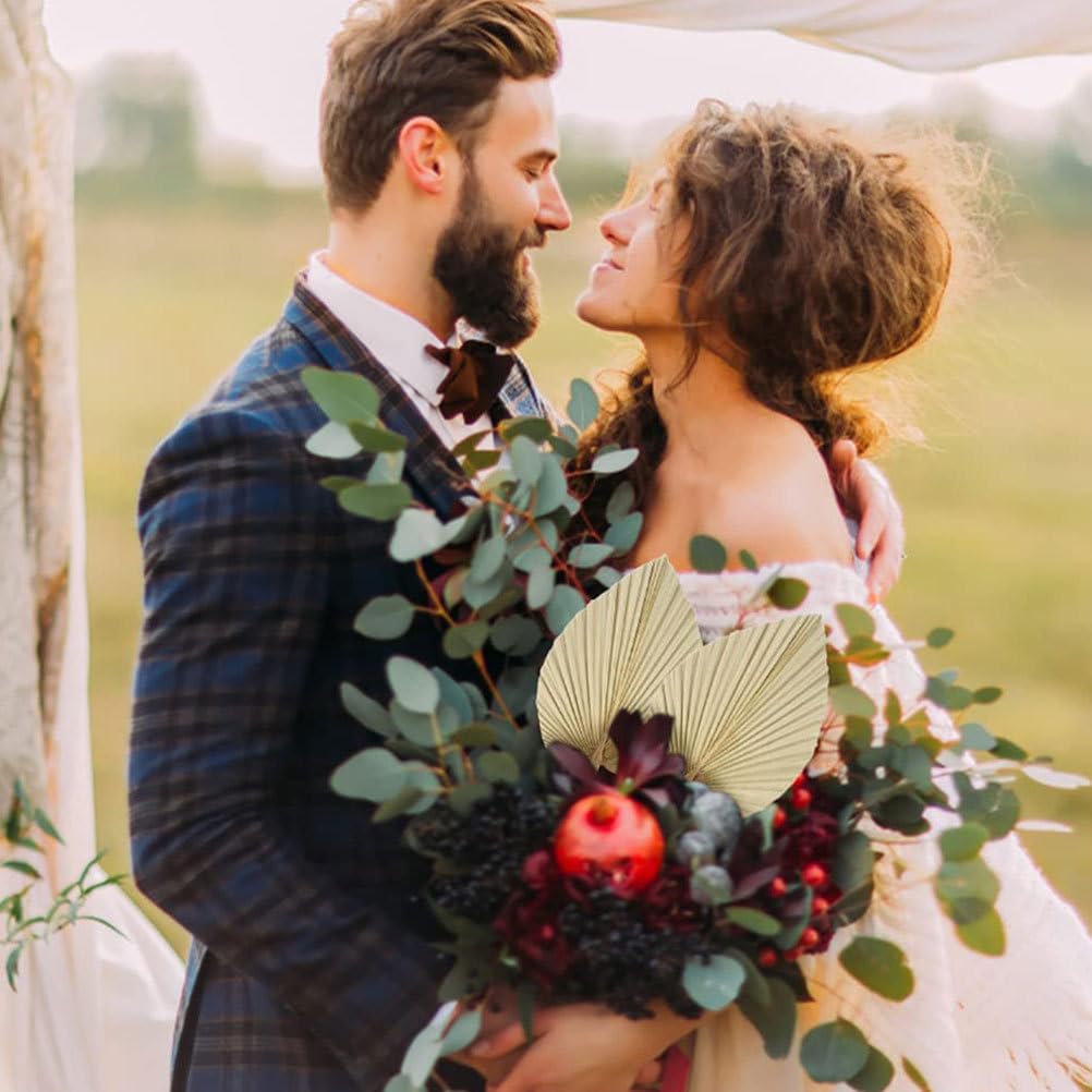 Abaodam 4 Pezzi Decorazione Con Foglie Di Palma Secche 17.72In Accessori Per Matrimoni Feste a Tema Hawaii Decorazioni Casa Rustiche