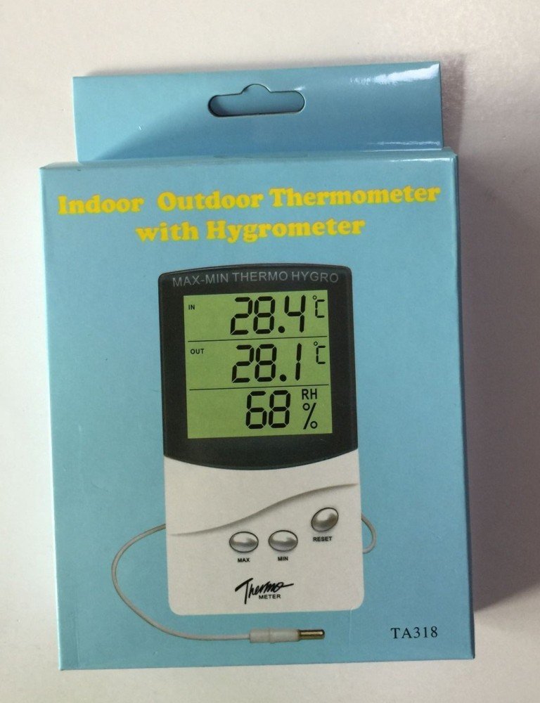 Digital Thermometers Kitchen TA318 KTJ Indoor Outdoor Large LCD