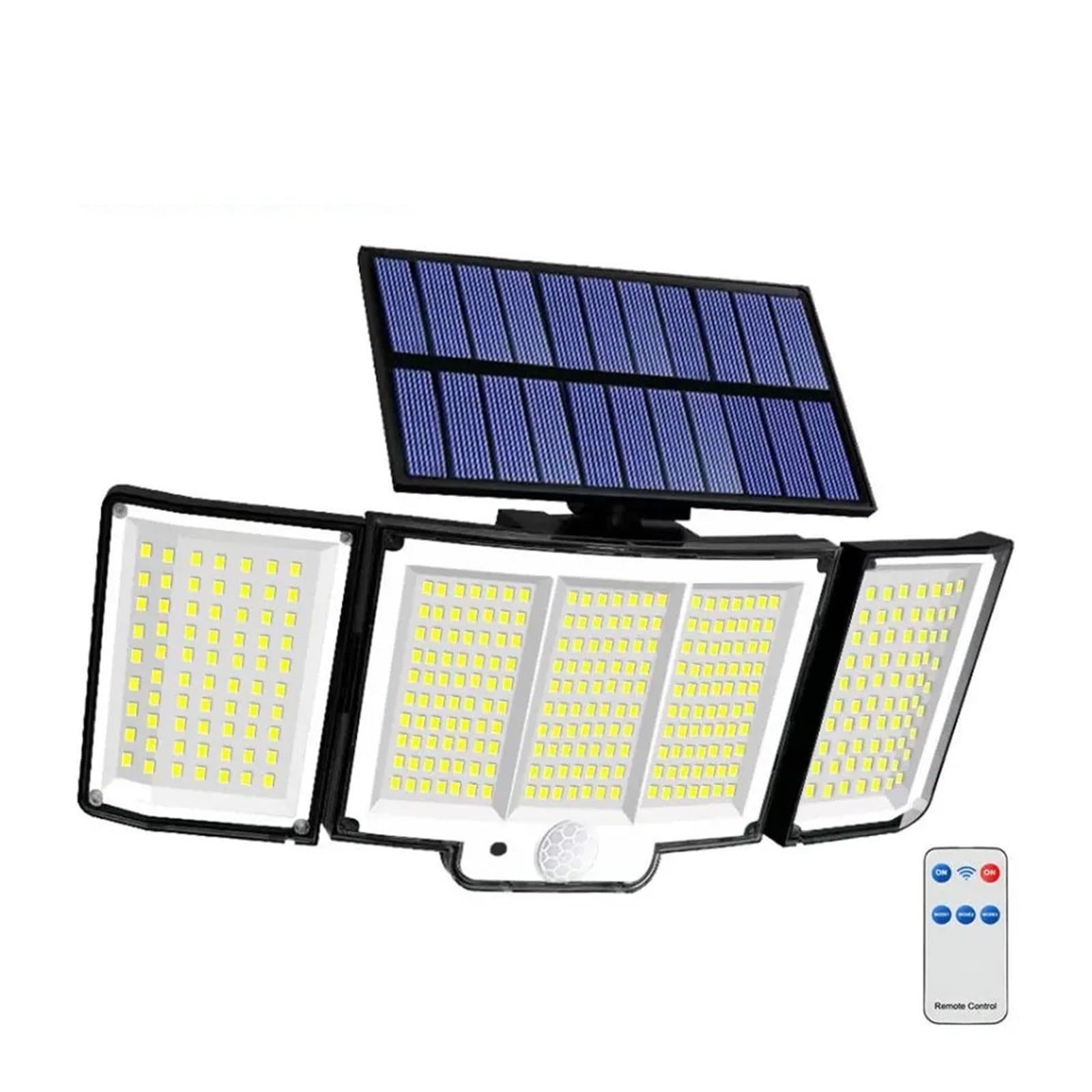 LNHHG Solar Flood Light 348 LED Solar Light Outdoor IP65 Waterproof with 3 Modes Garden Street for Yard Lawn Walkway for Garden Driveway Garage Patio
