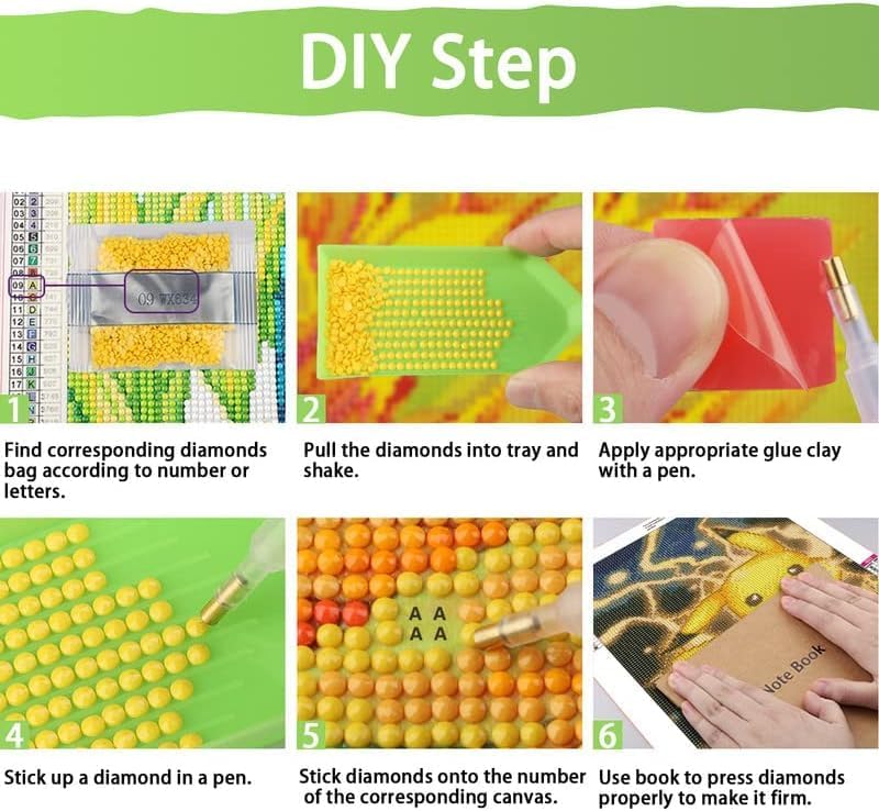 Miniatura 8 de JAKI Kits de pintura de diamantes para adultos, kits de arte de diamantes de princesa para adultos, kits de arte de gemas de princesa para adultos