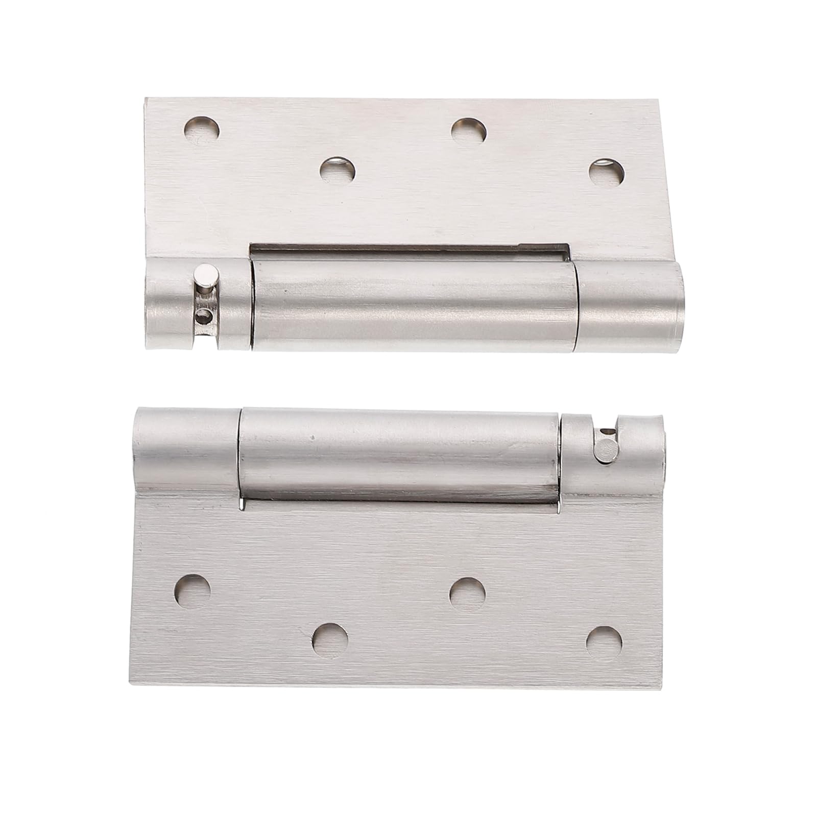 DOITOOL Door Hinge 2PCS 3.86x2.05x0.63 Inch Self-Closing Cabinet Spring Door Hinges Adjustable Stainless Steel Smooth Silent Closing for Kitchen Bathroom Doors