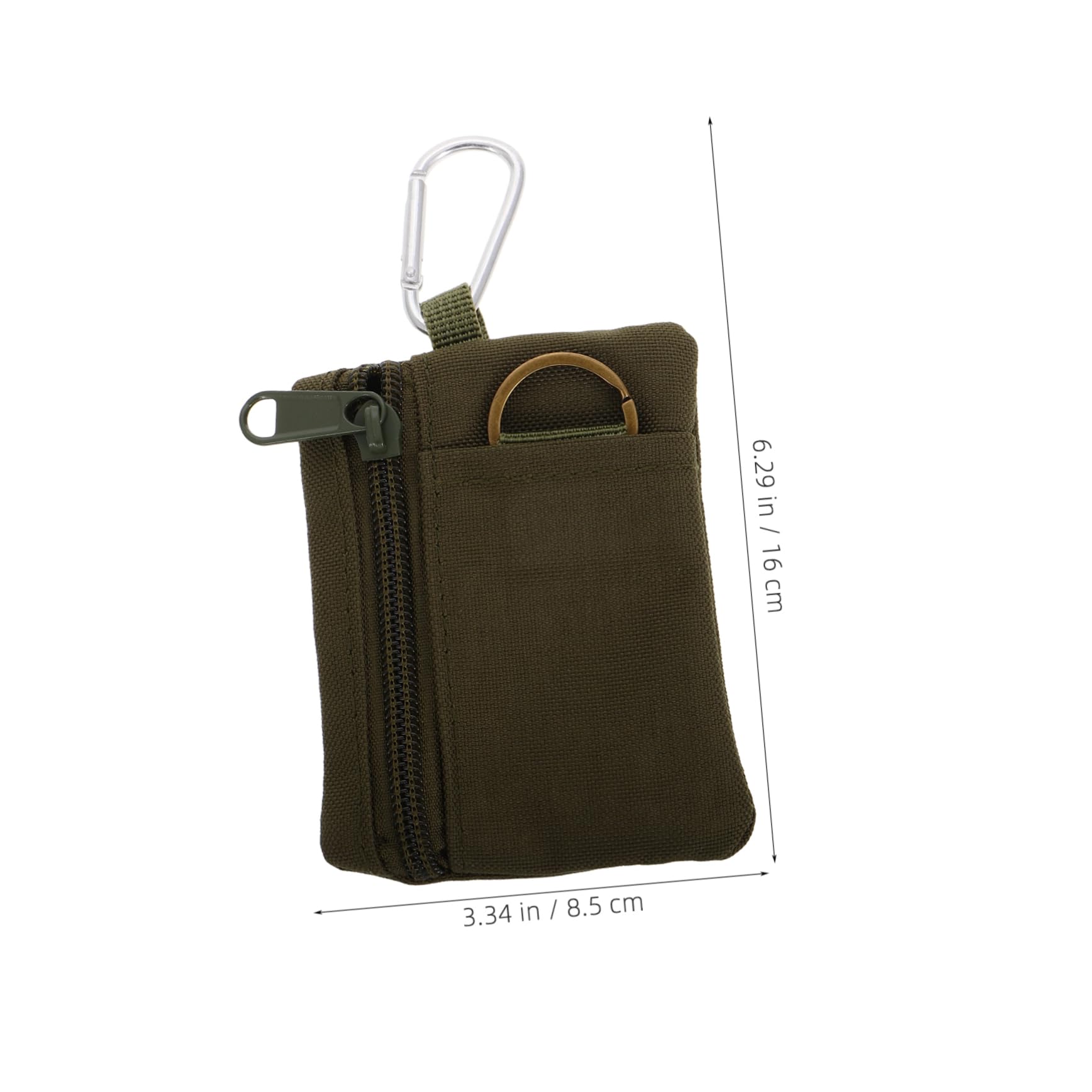 FOMIYES Waist Keychain Pouch Multi Functional Coin Purse for Travel Hiking Durable Zipper Organizer for Men and Women Stylish Storage for Outdoor Adventures