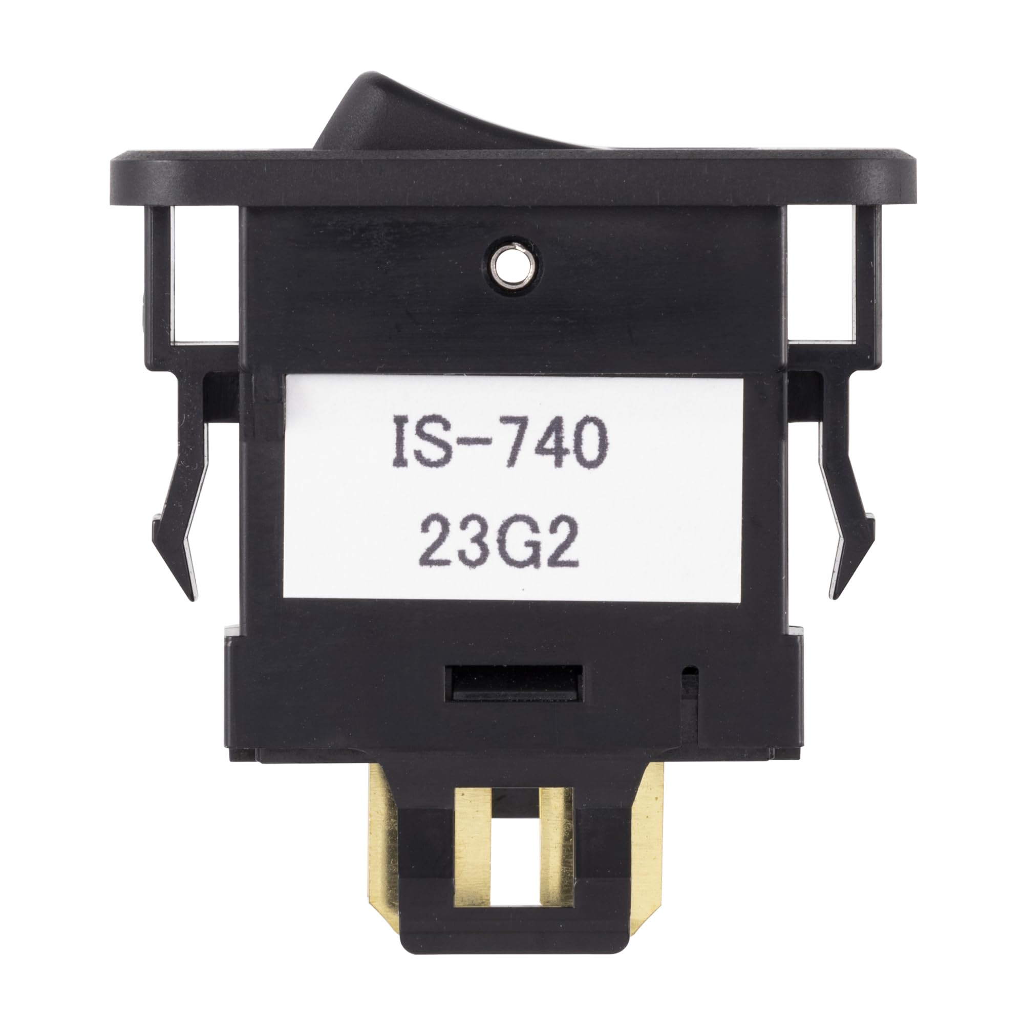 Amazon.co.jp: 車載用シーソースイッチ IS-740 LED照光式［ON-ON