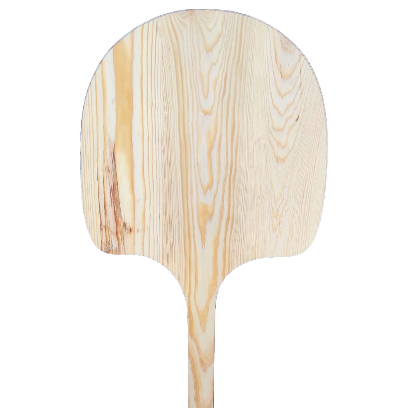 Acan Pelle en bois pour pain et pizzas, surface 34,4 x 33,5 cm, manche long, idéale pour les fours à bois profonds, les boulangeries, 153 cm