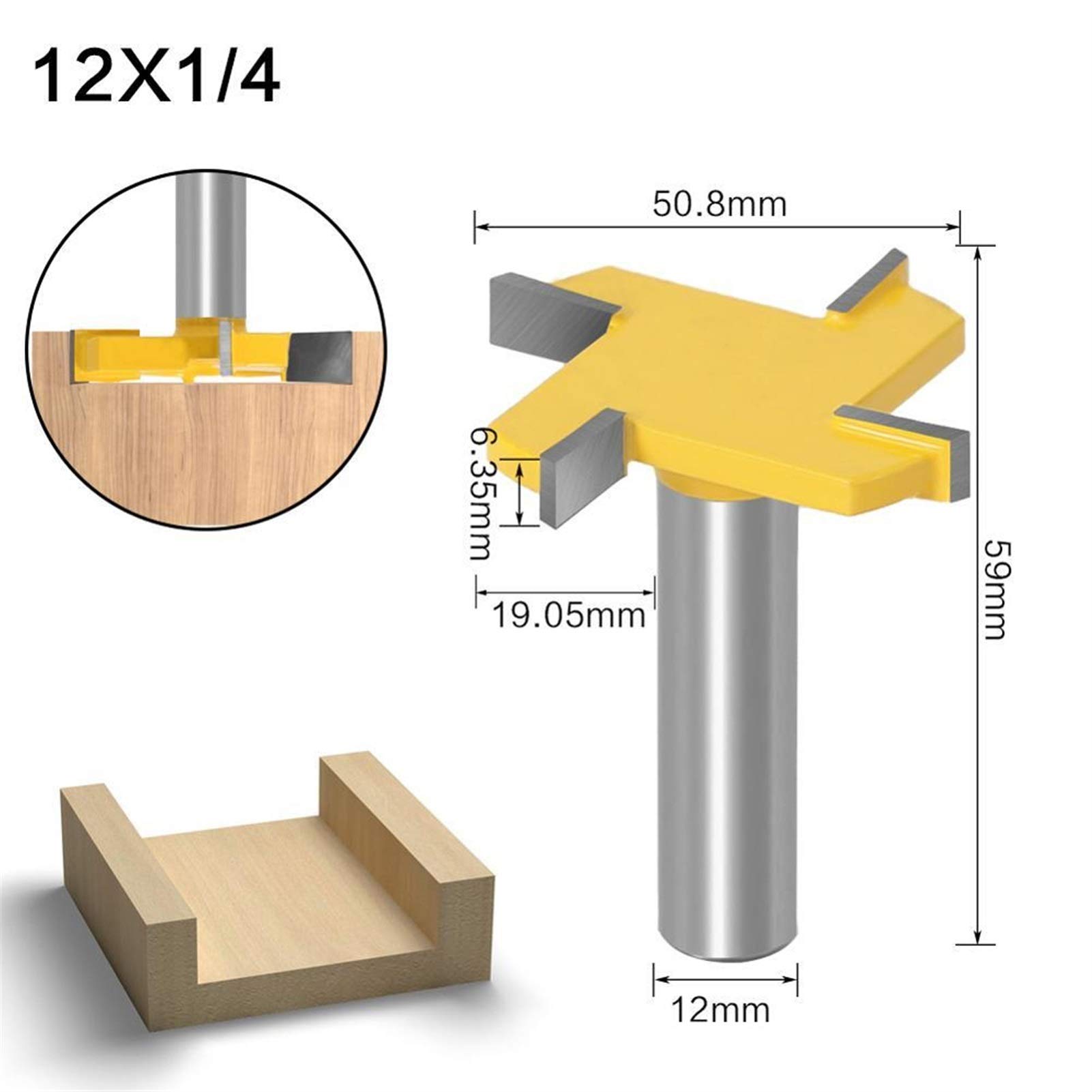 Bclla Zkenyao-Router Bit 1/2
