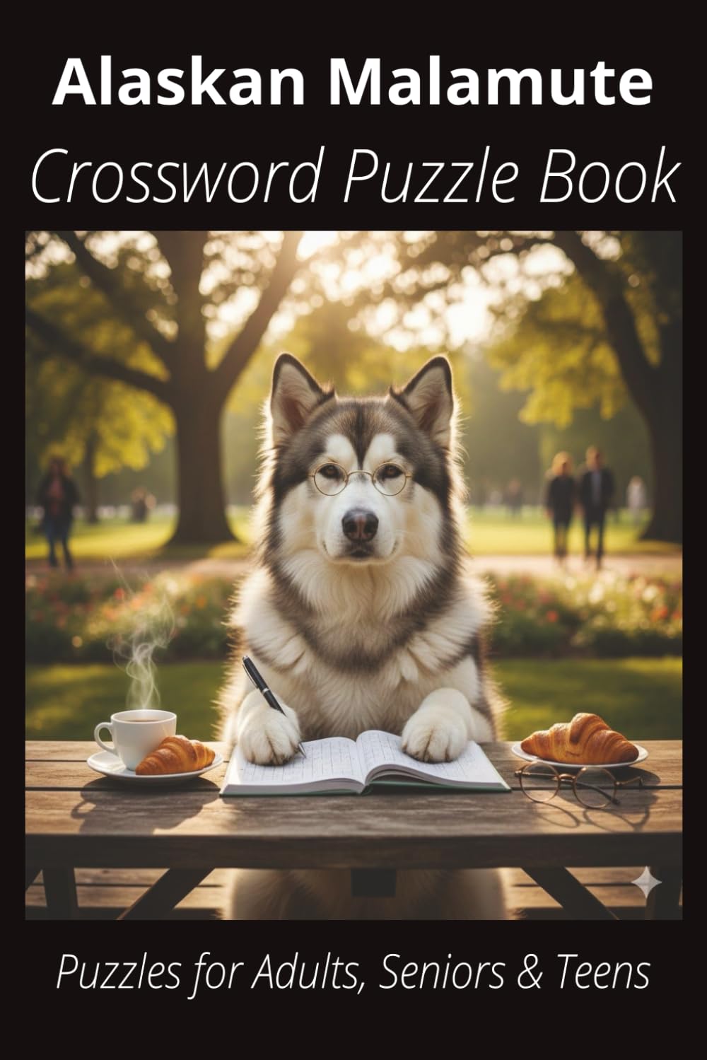 Alaskan Malamute Crossword Puzzle Book: Crossword Puzzles with Easy-to-Read Print About Alaskan Malamutes, Loyal Companions, Training, Fun Facts & ... Pet Lovers, Vacations, and Relaxing Moments