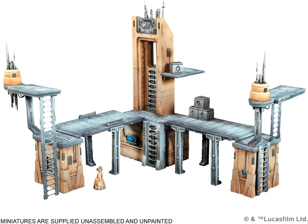 Star Wars Shatterpoint High Ground TERRAIN PACK - Elevate Your Battles with Iconic Terrain! Tabletop Miniatures Game, Ages 14+, 2 Players, 90 Minute Playtime, Made by Atomic Mass Games