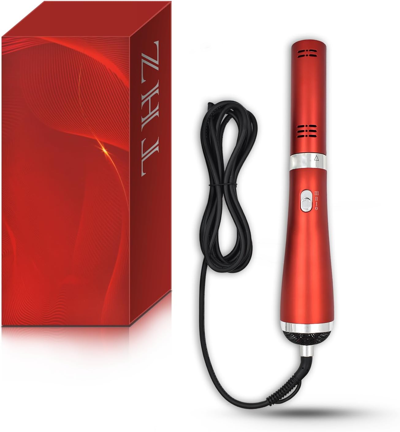 Generic Terahertz (THZ) Therapy Instrument, Terahertz Blower Device Temp Adjustable, Therapy Wand Promote Cells Regeneration and Relax Muscle, for Improve Sleep, Eliminate Fatigue, Red