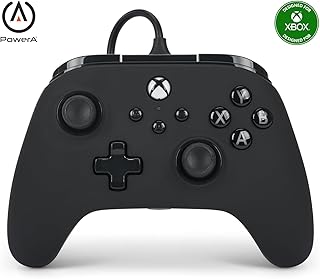 【国内正規品 ２年保証】PowerAアドバンテージ有線コントローラー Xbox Series X|S用 - ブラック 二重振動機能 Xbox Series X|S用 PC Windows 10/11 (公式ライセンス取得) XBGP0164-01