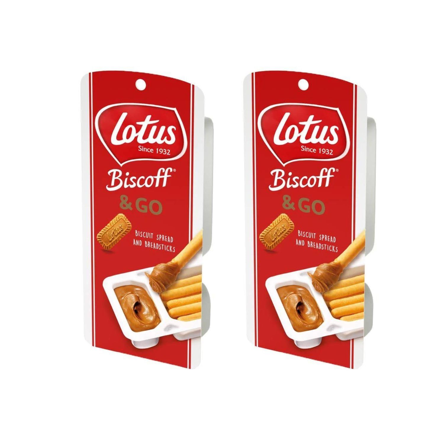 Lotus Biscofs & Go Biscuit Spread And Breadsticks Pack Of 2, 45g Each (Imported UK) (B0D7QLJ446) Amazon Price History, Amazon Price Tracker