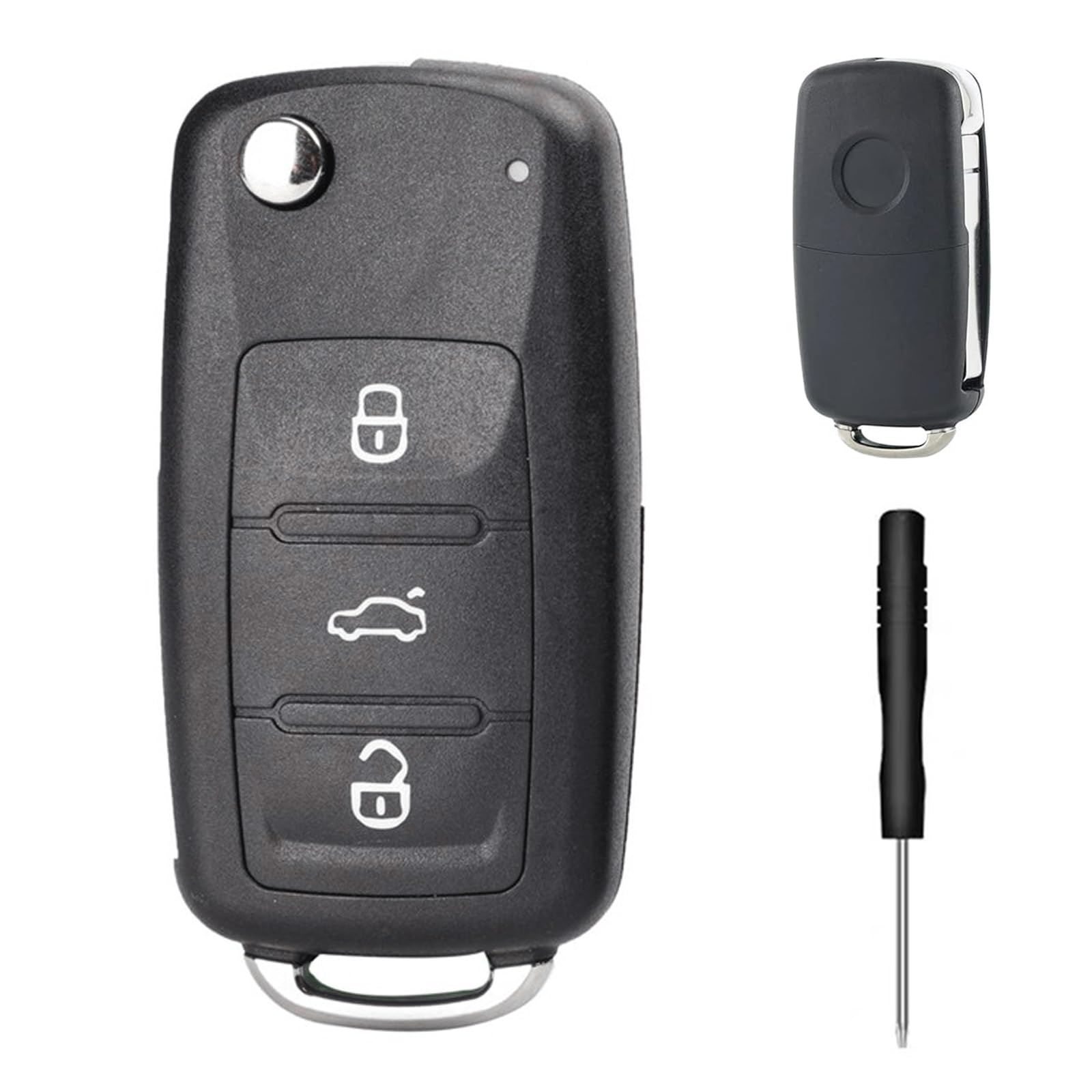 Fiat Schlüssel Cover Klappschlüssel-Gehäuse Dunkelblau Für