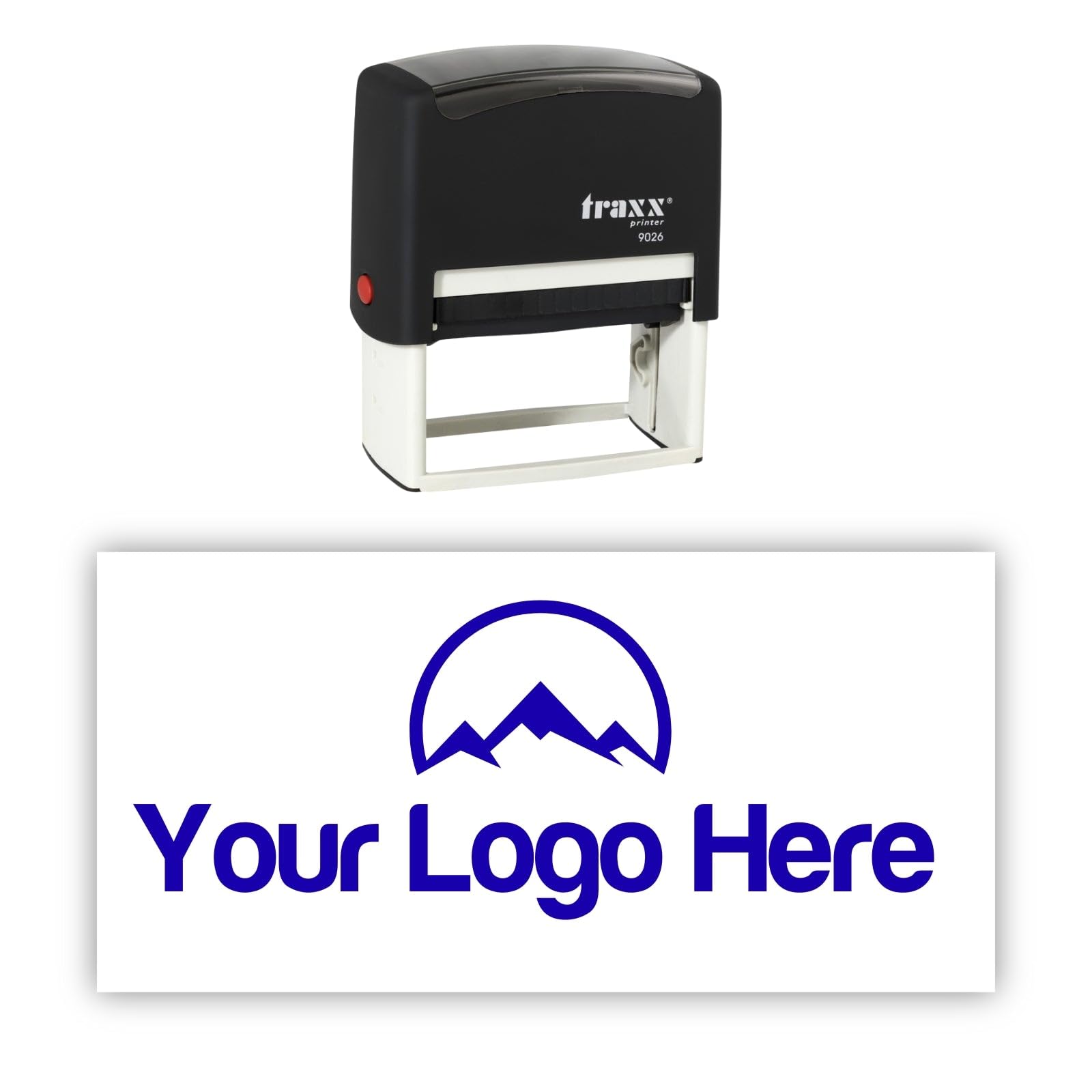 Personalised Full Logo Stamp - Traxx 9026 75x38mm