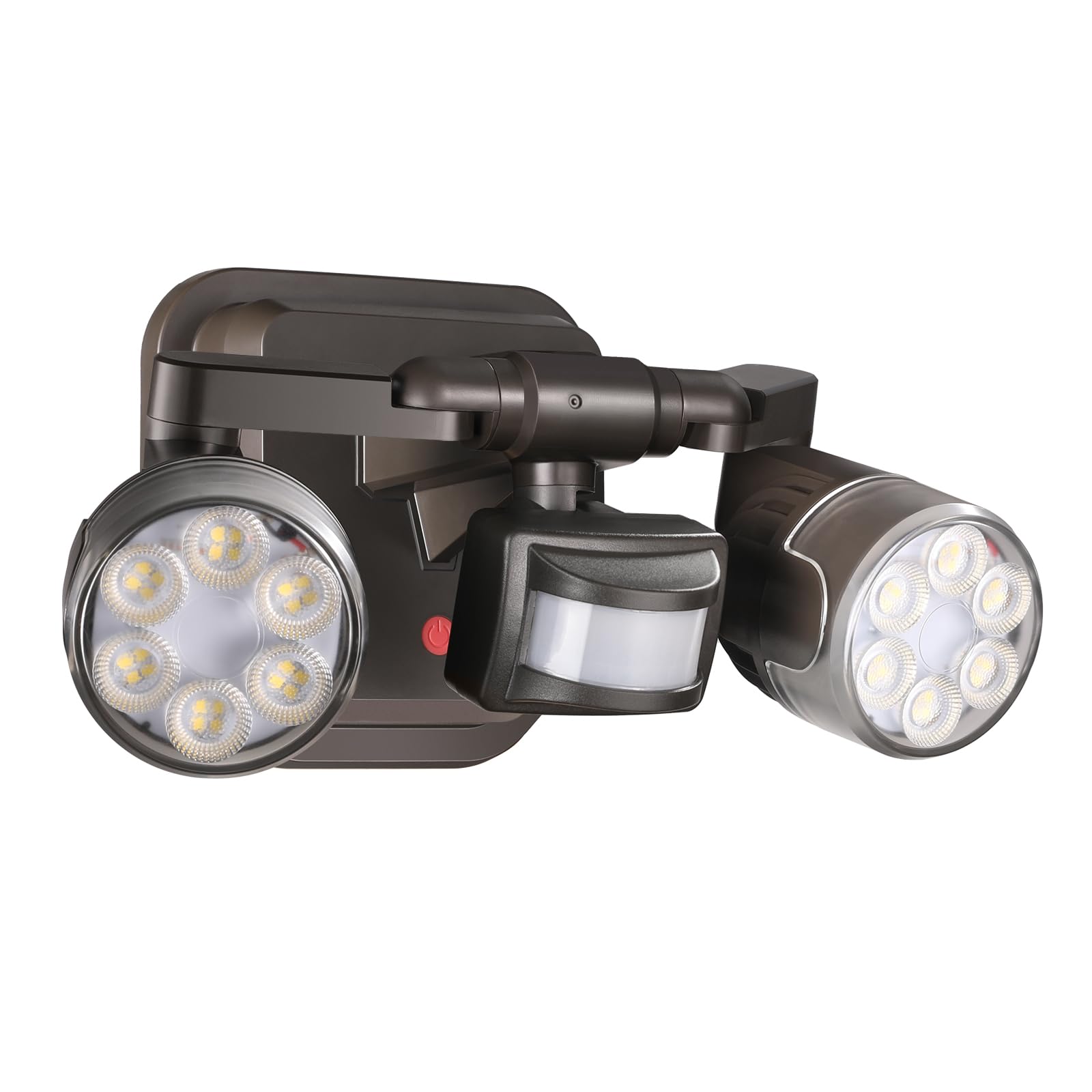 OREiN Motion Sensor Outdoor Lights, 450°Superwide Adjustment Dusk to Dawn Security Flood Lights Outdoor, 5000K 150W Equiv 3 Modes 180°/40FT, IP65, Bronze(Hardwired)