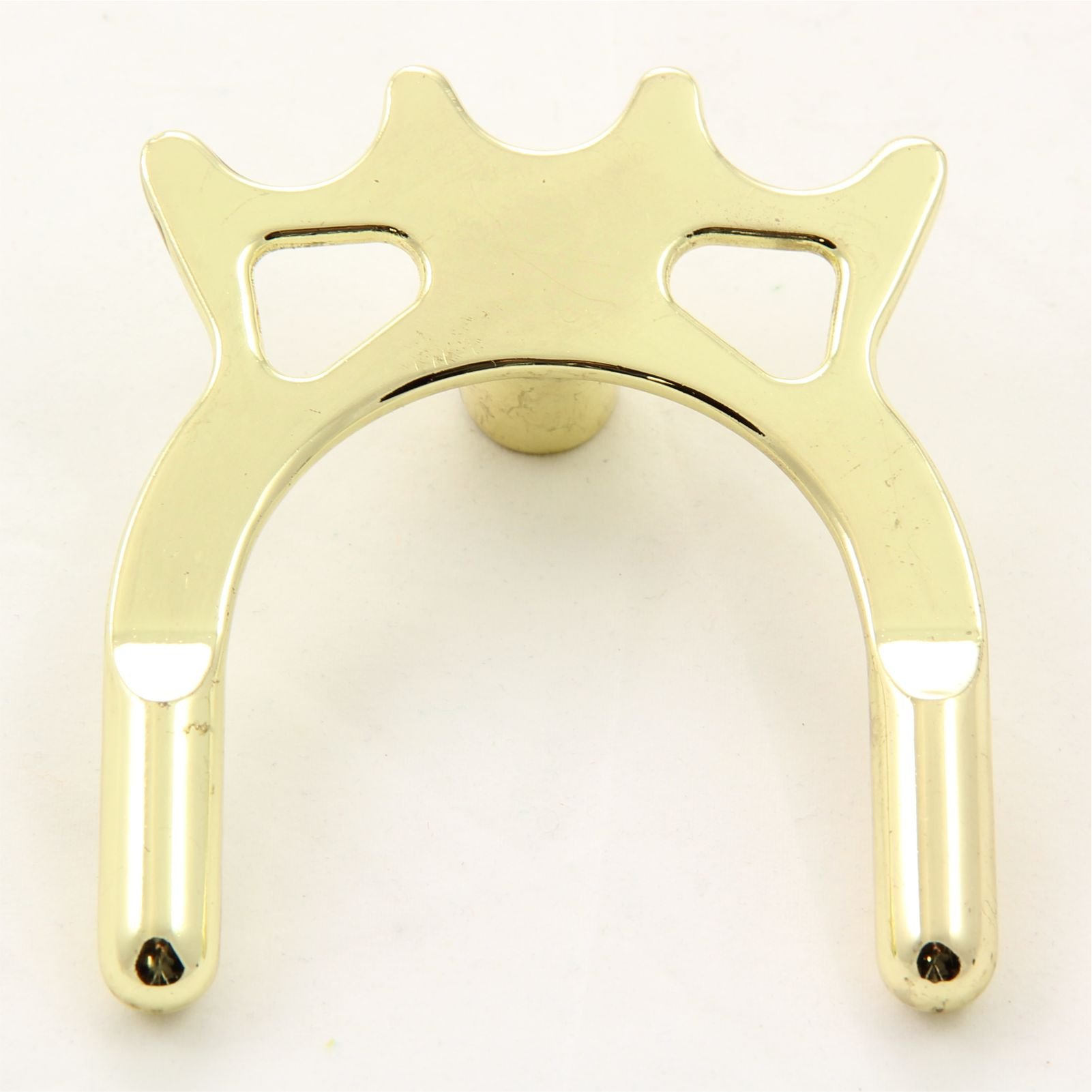 Funky Chalk Brass Toeless Spider Rest Head for Snooker & Pool - Gold Plated, Smooth Plastic Feet, Standard Size
