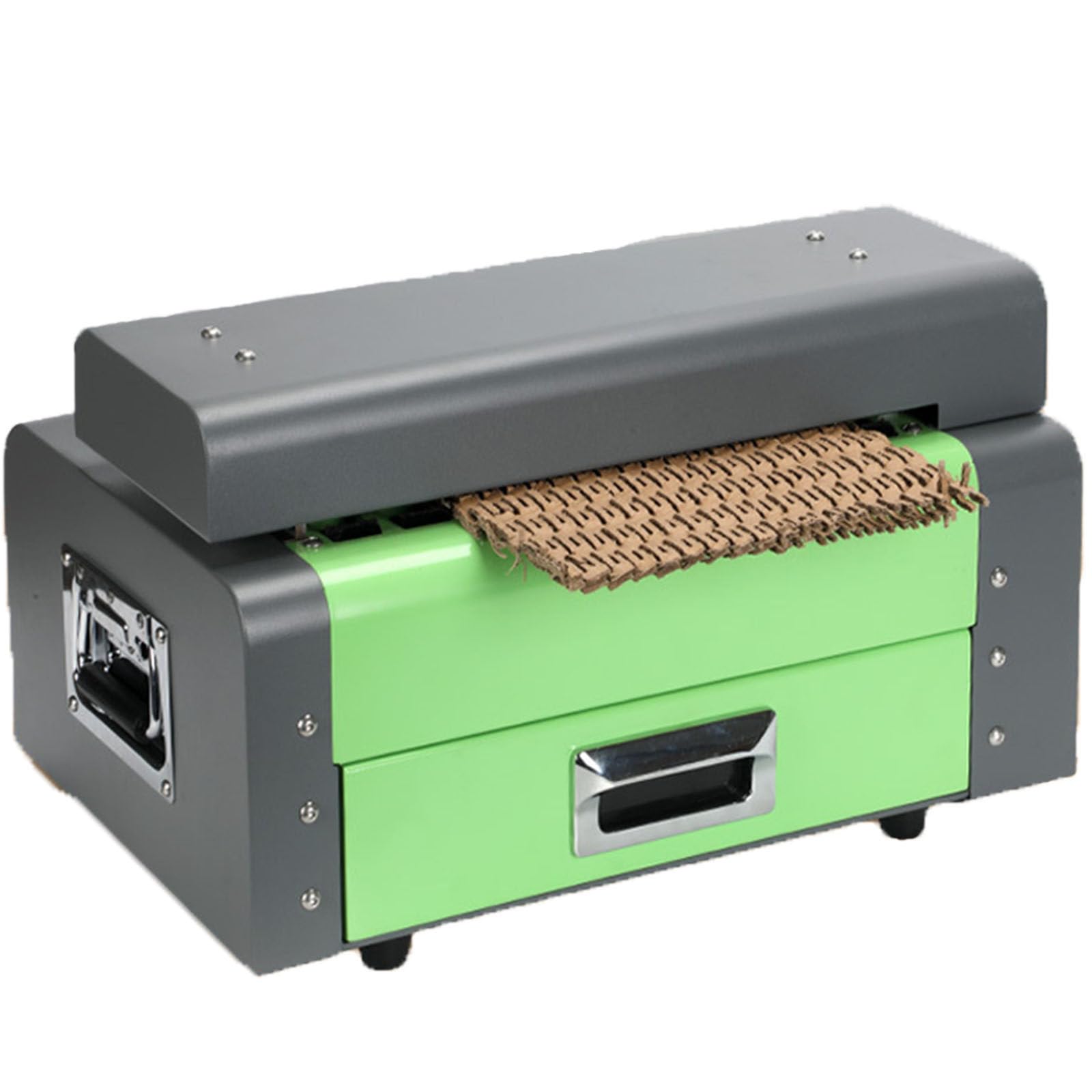 Máquina trituradora de cartón para cortar, velocidad de 3 m/min, 325 mm de ancho, panal de abeja de papel arrugado y corte de caja corrugada, trituradora de cartón de residuos pequeños