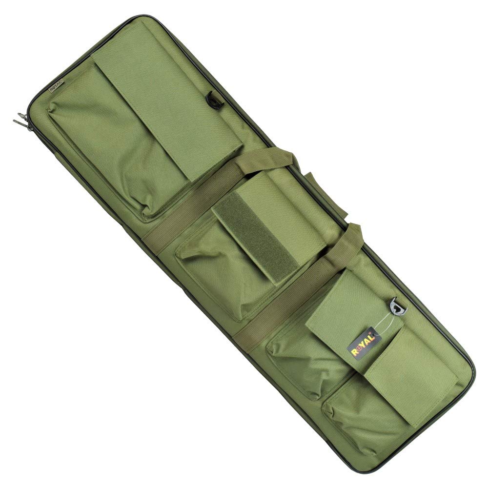 R O Y A L Fodero Borsa Custodia Valigia Porta Fucili Softair Imbottita Verde B100-V 86CM