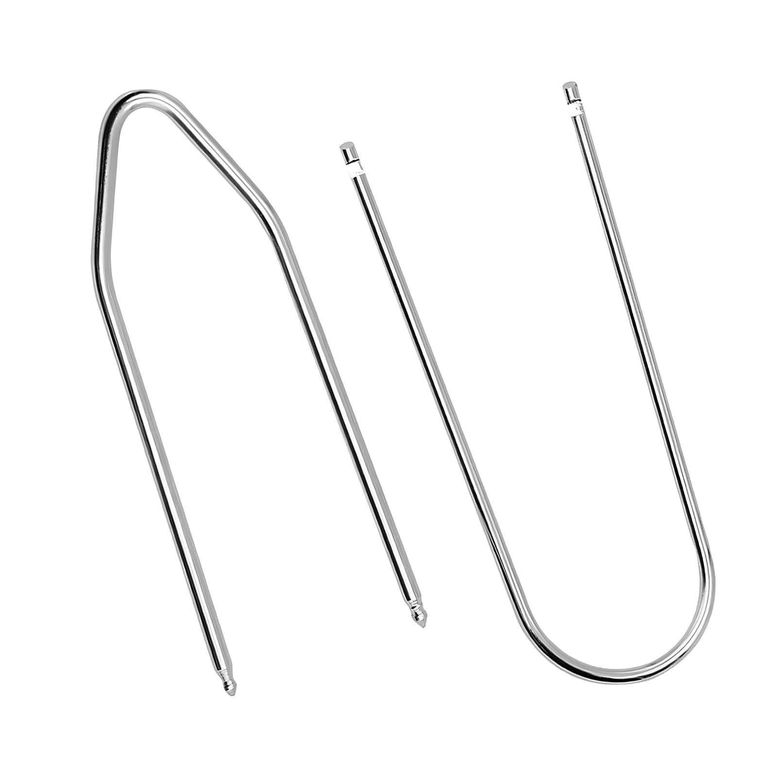 2PCS Car Radio Removal Tool U V-Shaped Stereo Radio Disassembly Assembly Pry Tool Stainless Steel Auto Stereo Release