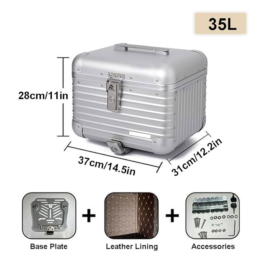 バイク リアボックス バイク用 45L 大容量 トップケース バイクケース Amazon | リアボックス 57L 45L バイク用 大容量トップケース