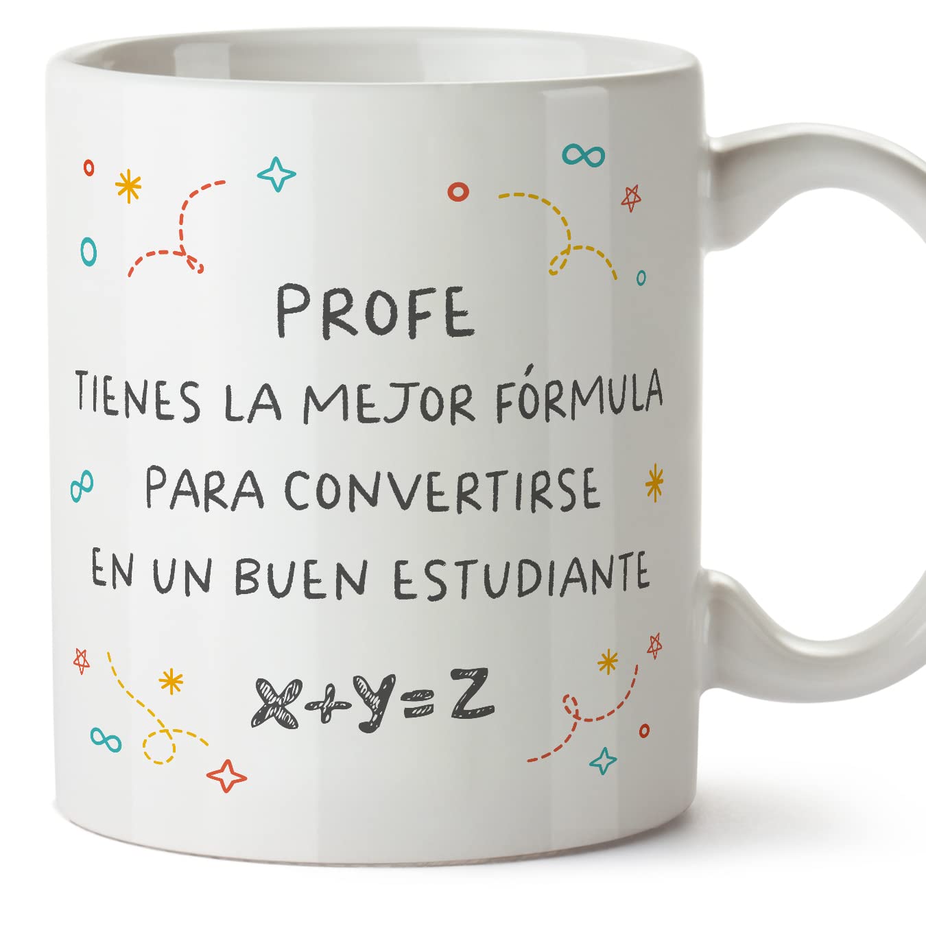 MUGFFINS Teacher Mug - in Spanish - Fórmula estudiante - Funny Gift for Colleagues - Ceramic 11oz Mug — image 1