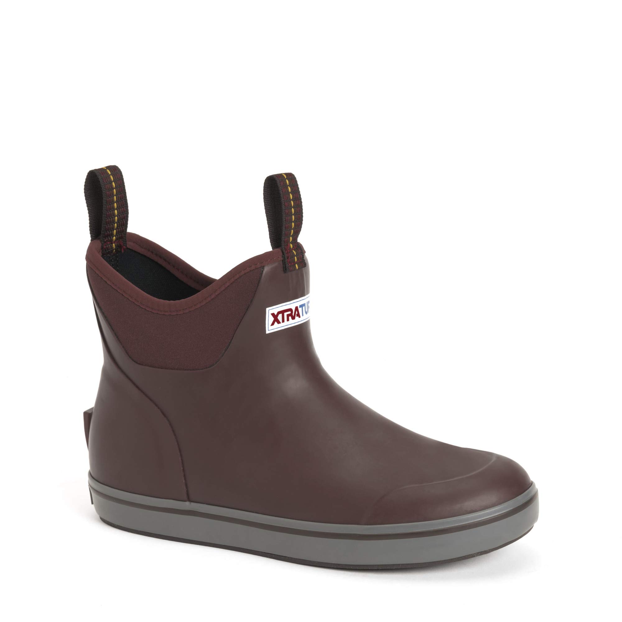 XTRATUF Women's 6 In Ankle Deck Boot Maroon, XWAB-601