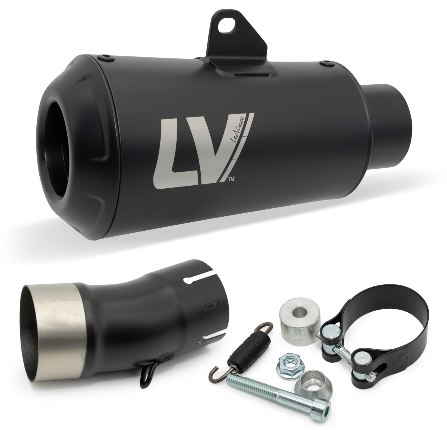 Endschalldämpfer LeoVince SLIP-ON LV-10 FULL BLACK mit Zulassung, Edelstahl schwarz für Honda CB 1000 R