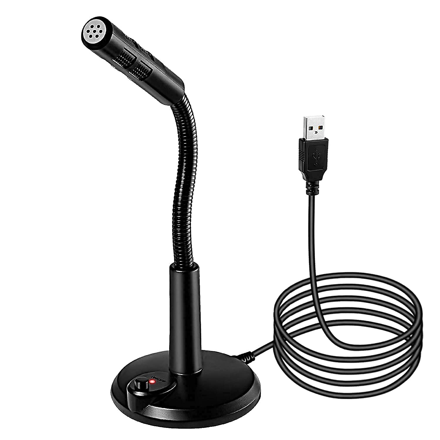 Lipzie [𝟏𝟓 𝐘𝐄𝐀𝐑𝐒 𝐖𝐀𝐑𝐑𝐀𝐍𝐓𝐘 USB Desktop Microphone – Plug & Play Mic for PC & Laptop, Perfect for Streaming, Podcasting, Voiceovers, Gaming, Online Meetings & Recording-image-30