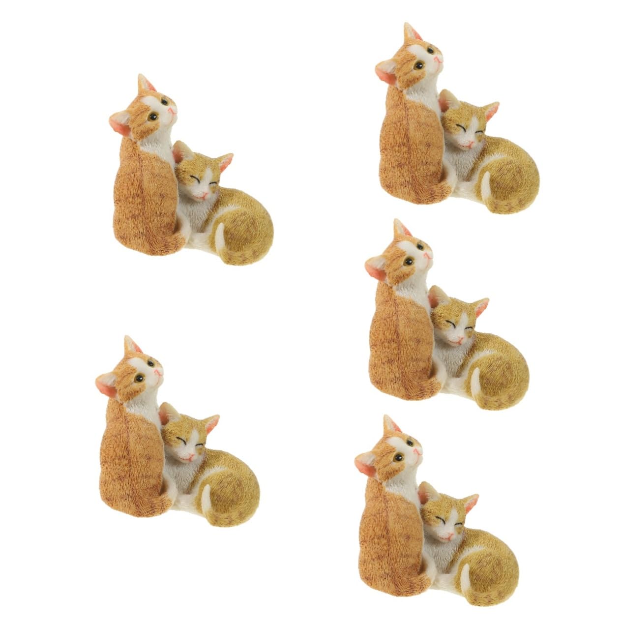 Ornement animaux et statue de chat décoratif pour aménagement de jardin intérieur
