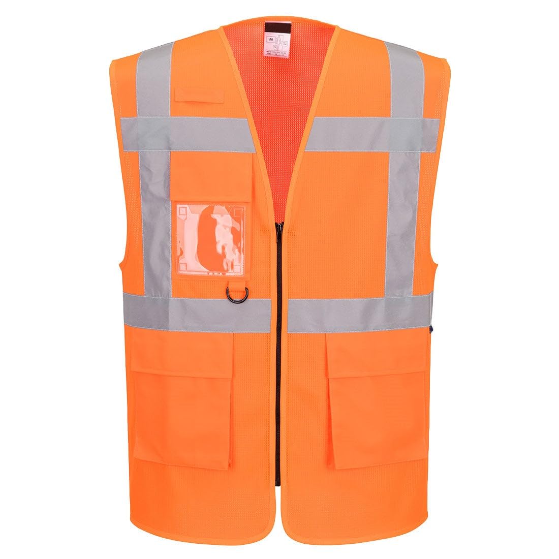 Stormway Essential Hi Vis Mesh Executive Vest, Workwear, Orange, Size XL