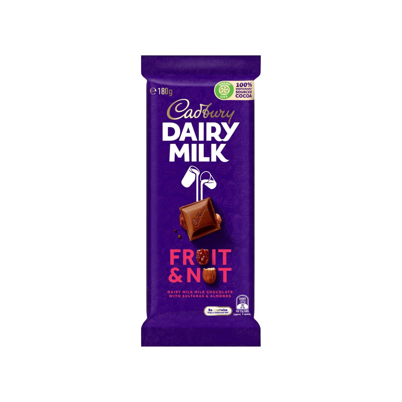 Fruits N Cadbury Noix 180g x 14