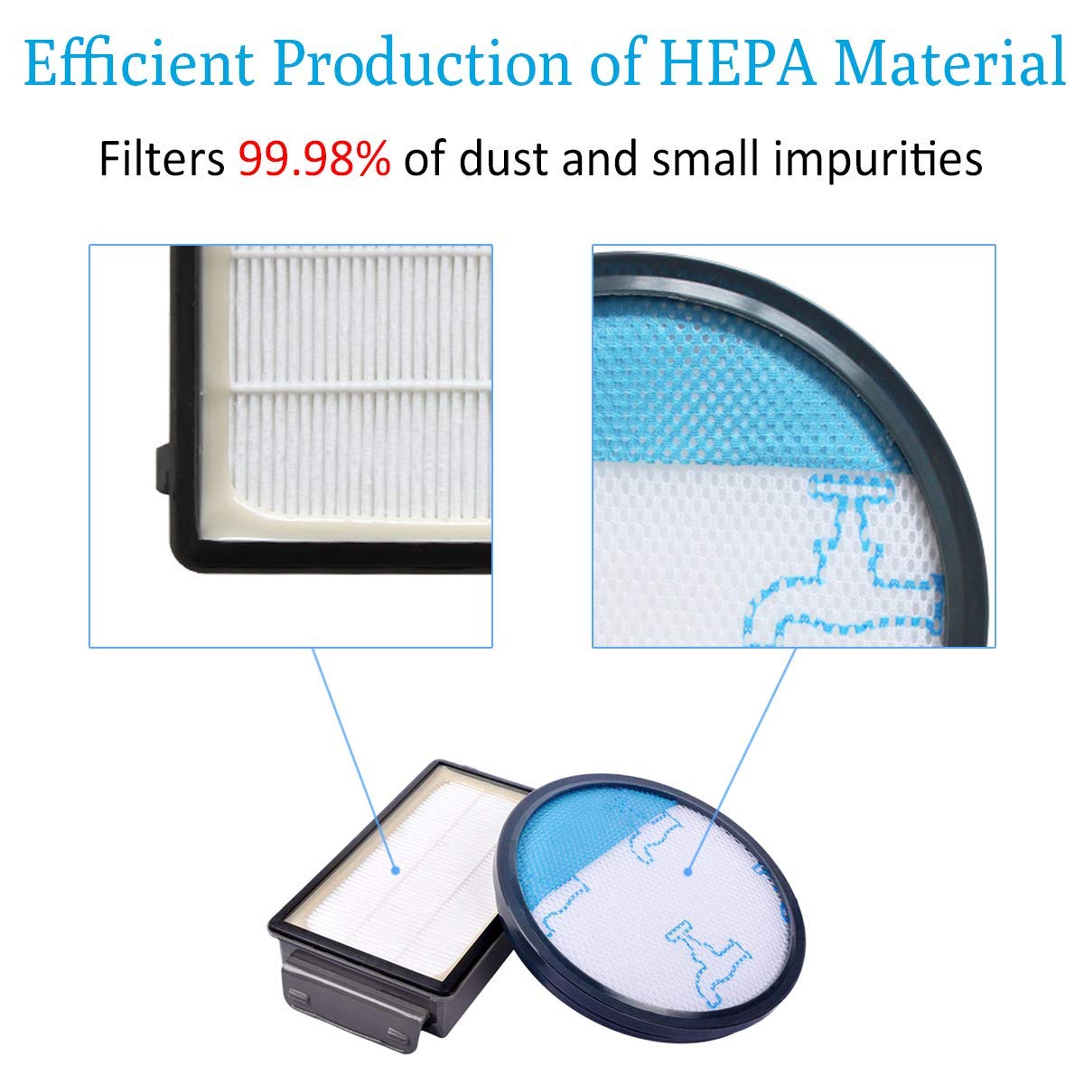 Filtre Hepa Pour Aspirateur Rowenta X-Trem Power Cyclonic RO62 - Miss