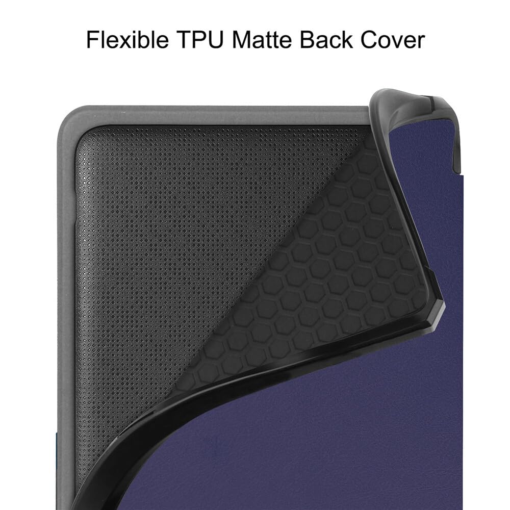 Étui compatible avec Kobo Libra Couleur 7 pouces (couleur : Big Eyes) Étui rigide à rabat en cuir