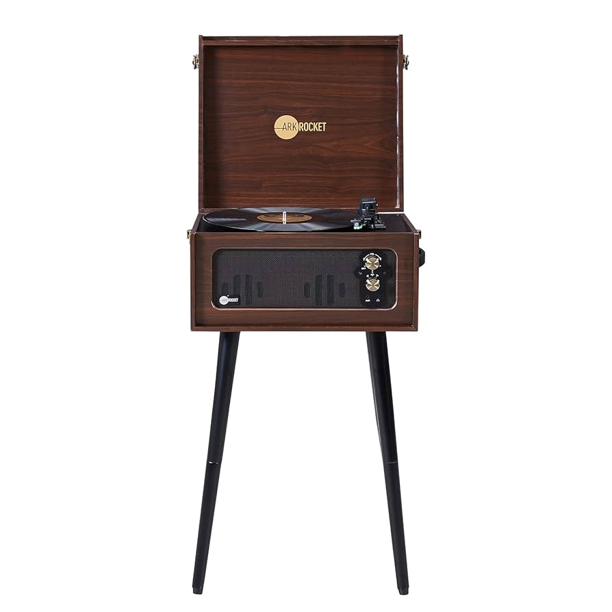 Amazon.com: Arkrocket 3-Speed Bluetooth Record Player Retro