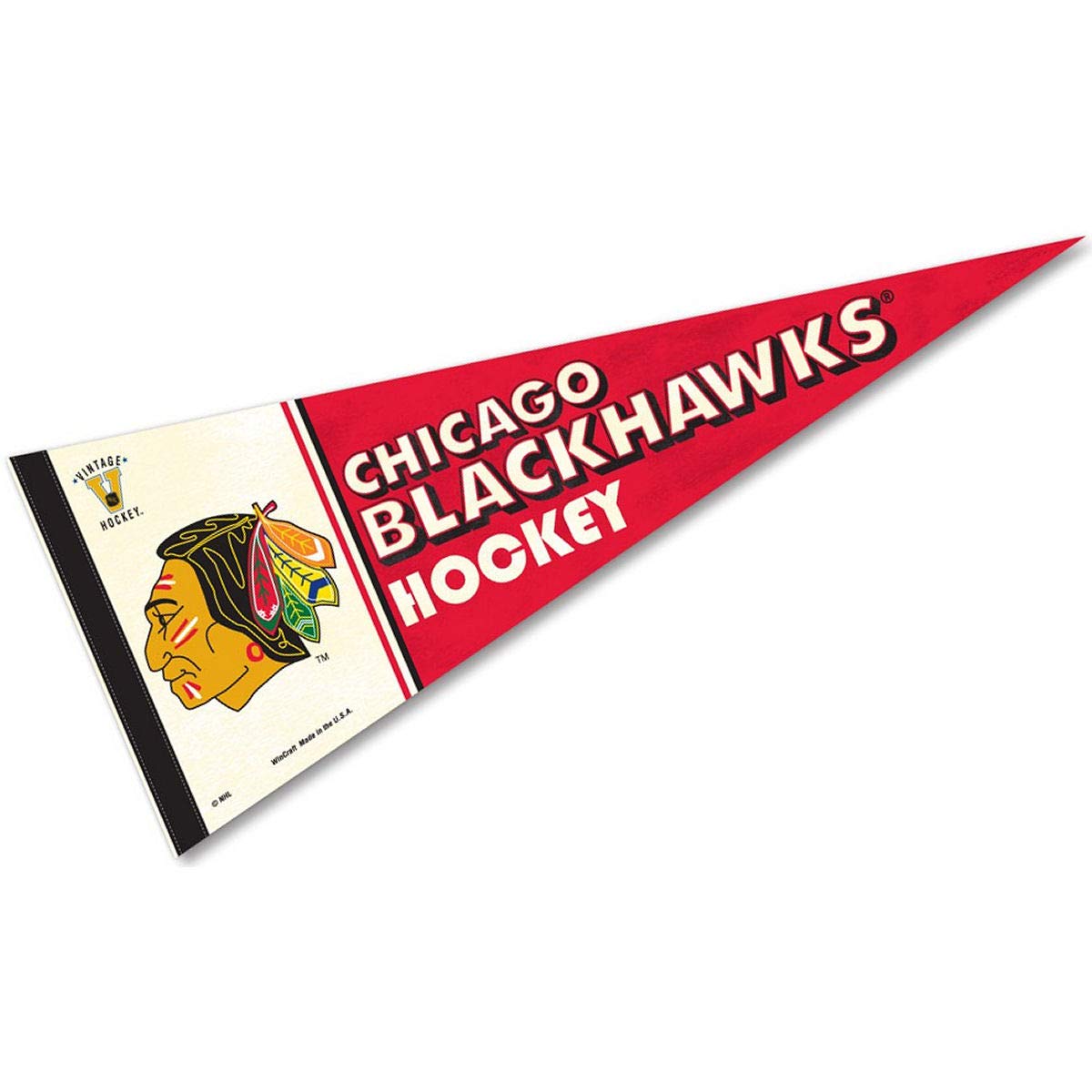 WinCraft NHL 63306081 Chicago Blackhawks Premium Pennant, 12