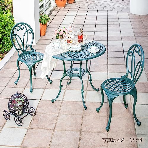 タカショー ガーデンテーブル フロール ガーデンテーブル アルミニウム IGF パラソル穴あり IGF-T05 12枚目
