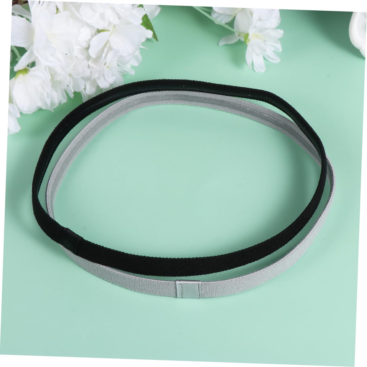 IWOWHERO Elastic Yoga Headband 4 Pack Candy Color Sports Headwrap Hair Hoops for Women Girls Yoga Workout