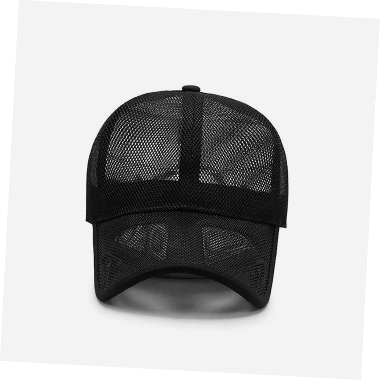 VALICLUD Béisbol Transpirable Unisex para Sombrero Deportivo de Malla para Actividades Aire Negro
