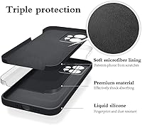 Vista 7 de Compatible con Xiaomi Redmi Note 12 4G Funda Silicona Líquida Verde Oscuro, Teléfono Suave Táctil Suave para Redmi Note 12 4G Funda Silicona A