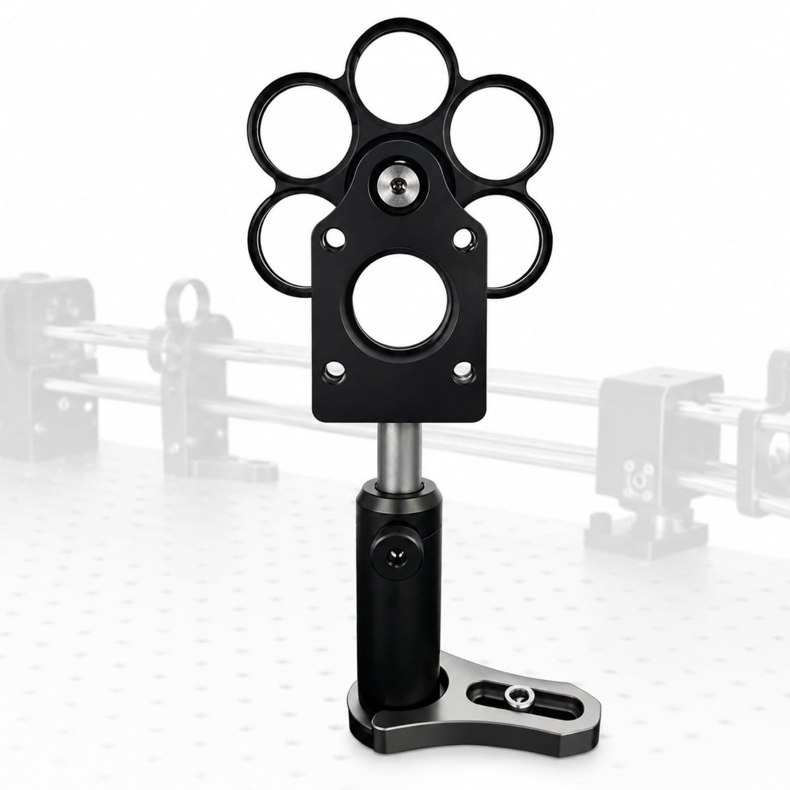 Rueda De Filtros De 6 Posiciones, Soporte para Rueda De Filtros Tipo Jaula, Montura Coaxial De 30 Mm con Opciones De Tamaño Dual De 12,7 Mm/25,4 Mm para Experimentos 25.4mm