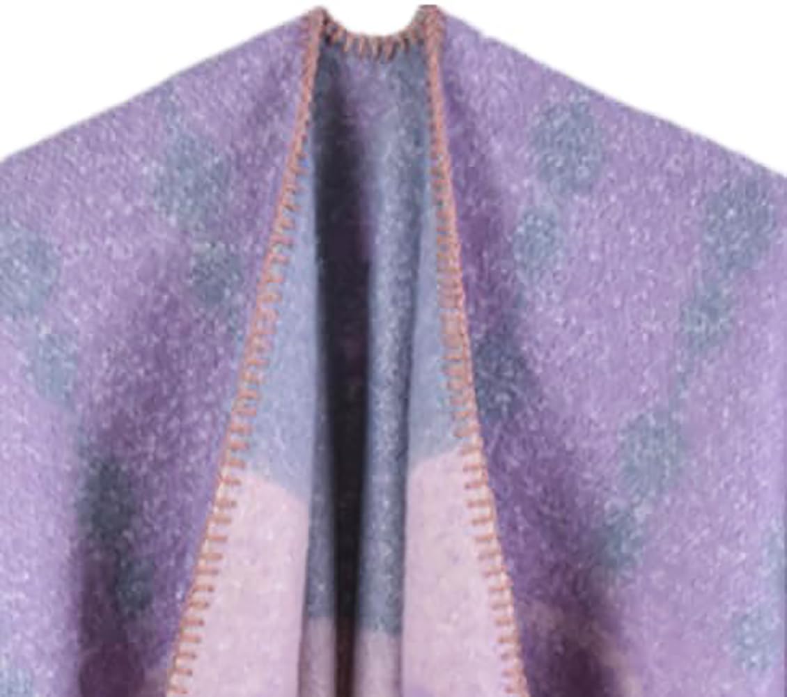 Shmily Girl Poncho Femme Hiver Chaud Echarpe Chale Femme Elégante Cape Femme