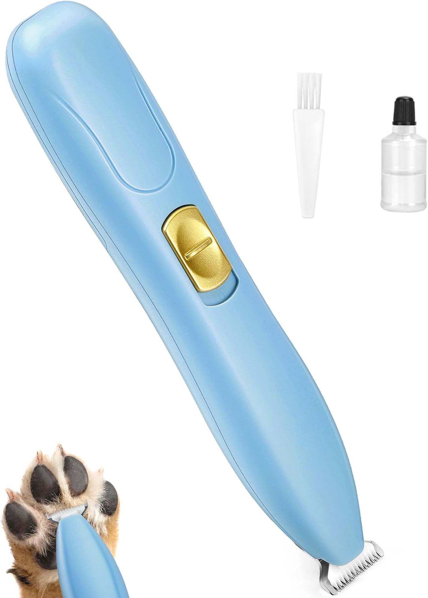 lexflext Dog Grooming Clippers, Upgraded Cordless Dog Paw Trimmer with Stainless