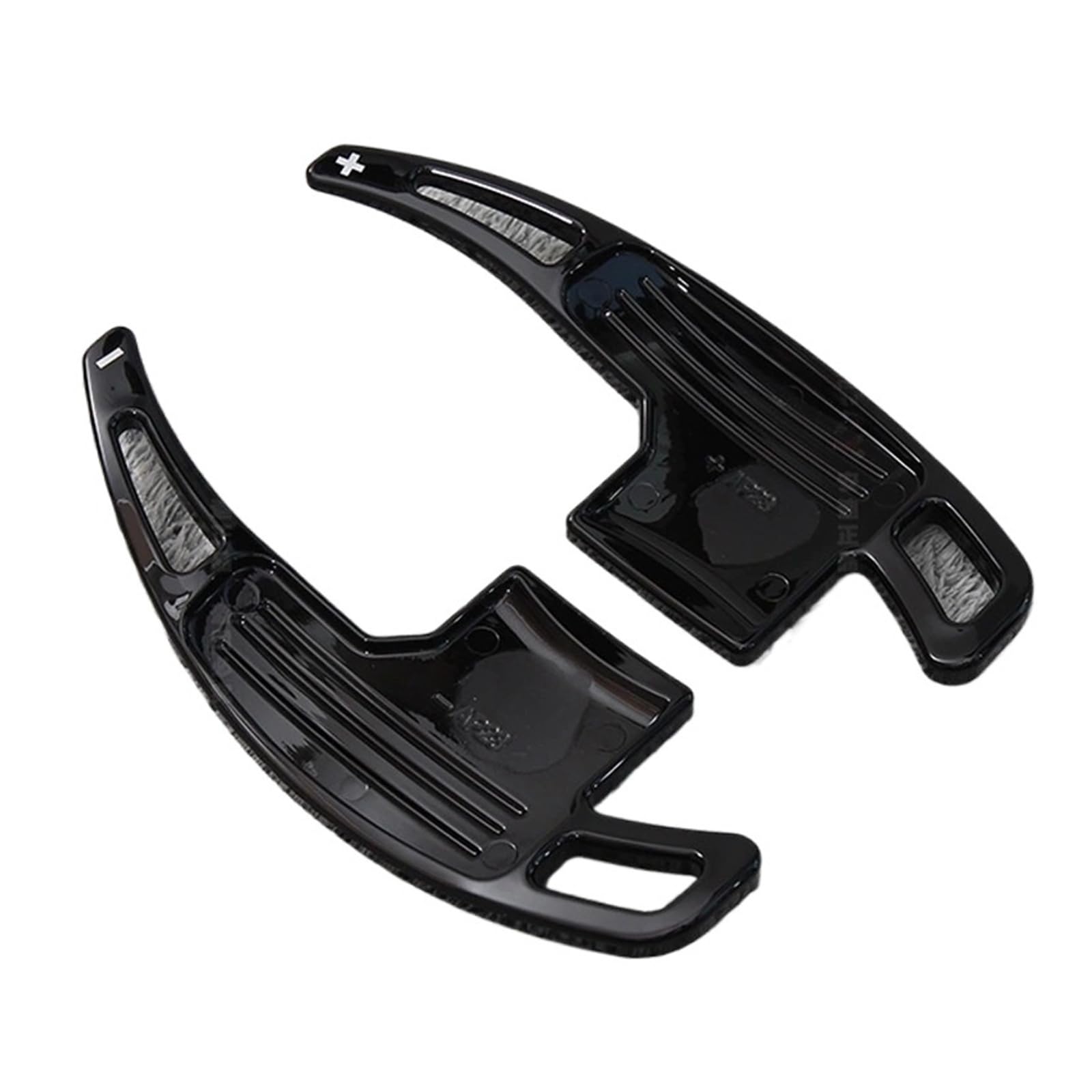 Zhangzhengyao Black Car Steering Wheel Shifter Paddle For Mustang 2015 2016 2017 2018 2019 Car Steering Wheel Shift Paddles Extension Shifters(Black)