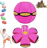 Vista 9 de Bola mágica que rebota, platillo volador mágico, juguete de doble forma libremente intercambiable con 6 luces, interacción entre padres e hijos