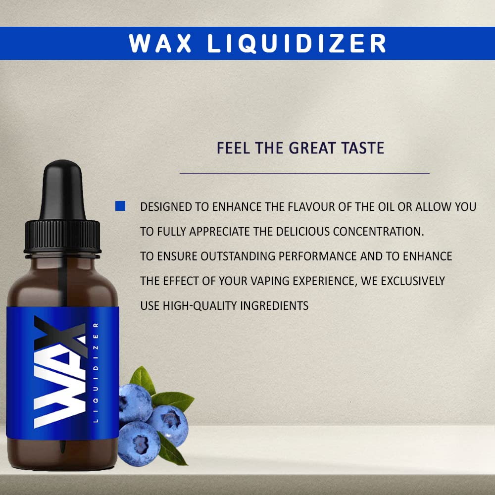 Wax Liquidizer Jus Vape Premium | E-liquide | Sans nicotine | 100 ml | du  Colorado | Approuv par la FDA (bleuet) : Amazon.fr: High-Tech