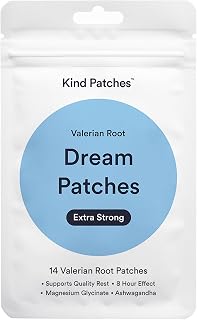 Kind Patches Valerian Root Dream Patches Extra Strong - Sleep Patches - Sleep Aid with Ashwagandha and Magnesium Glycinate - 14 Count