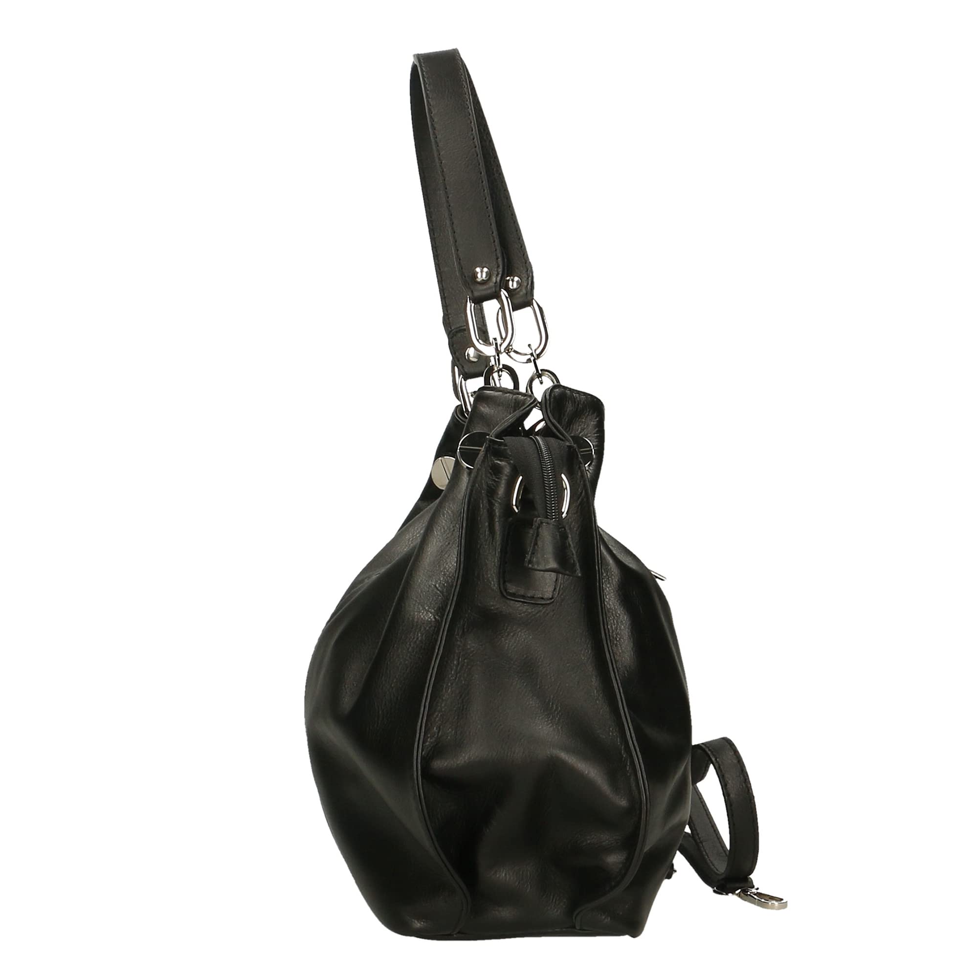 Gave Lux Damen Echtleder Schultertasche, Weiche Shopper Tote & Umhängetasche, Praktische City Bag 38x30x12 cm, GLX22330523FBG