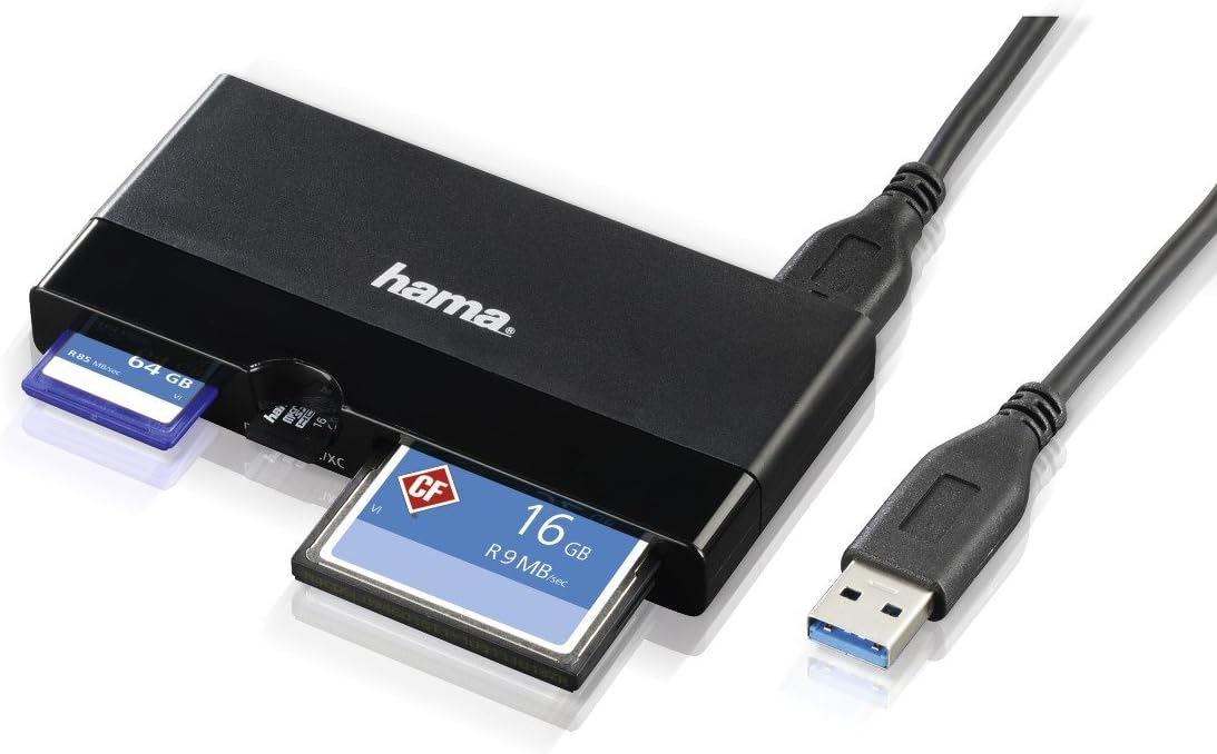 Hama | USB 3.0 Multi-Card Reader | Black