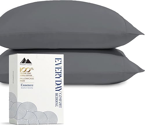 Miniatura 136 de Mayfair Linen Juego de sábanas de percal de 100 % algodón orgánico, suaves y frescas, con bolsillo profundo de 16 pulgadas, tamaño individual