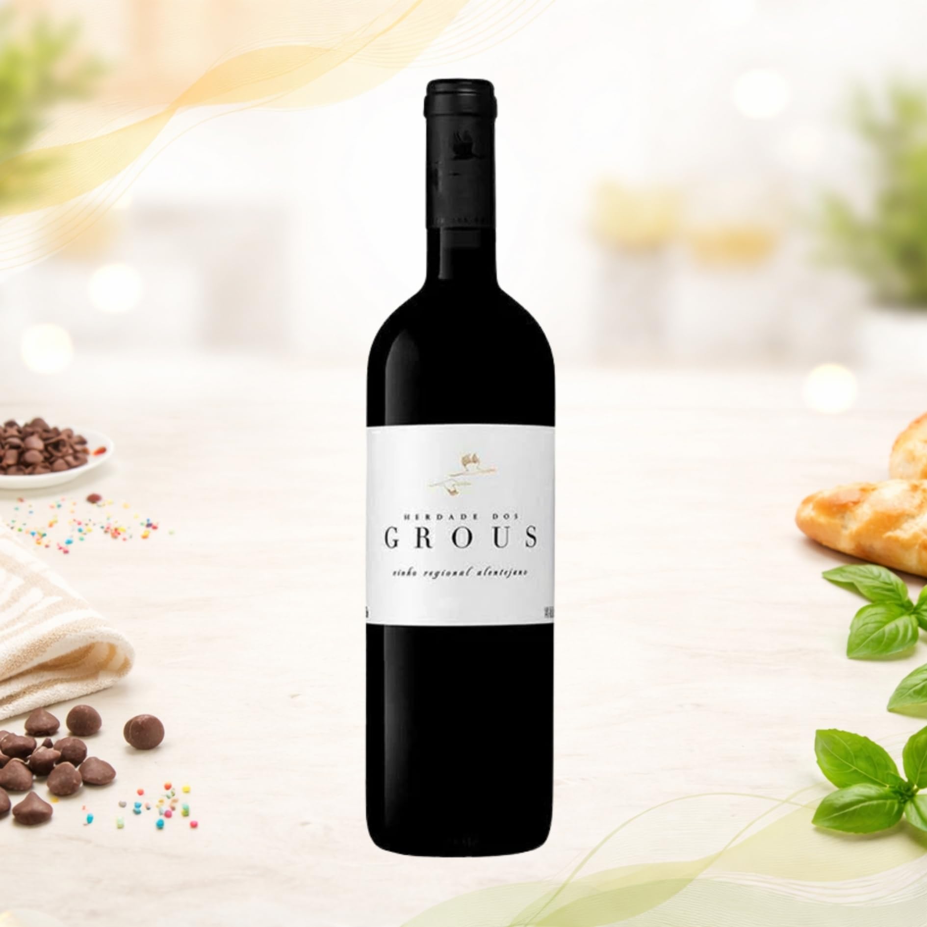 Herdade dos Grous Branco Vinho regional Alentejano trocken, Weisswein aus Portugal (1 x 0,75l)